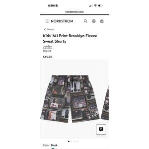 Kids Michael Jordan Nike shorts size large 14/16